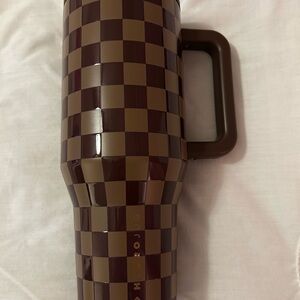 Autumn Checkers HydroJug Traveler Mug